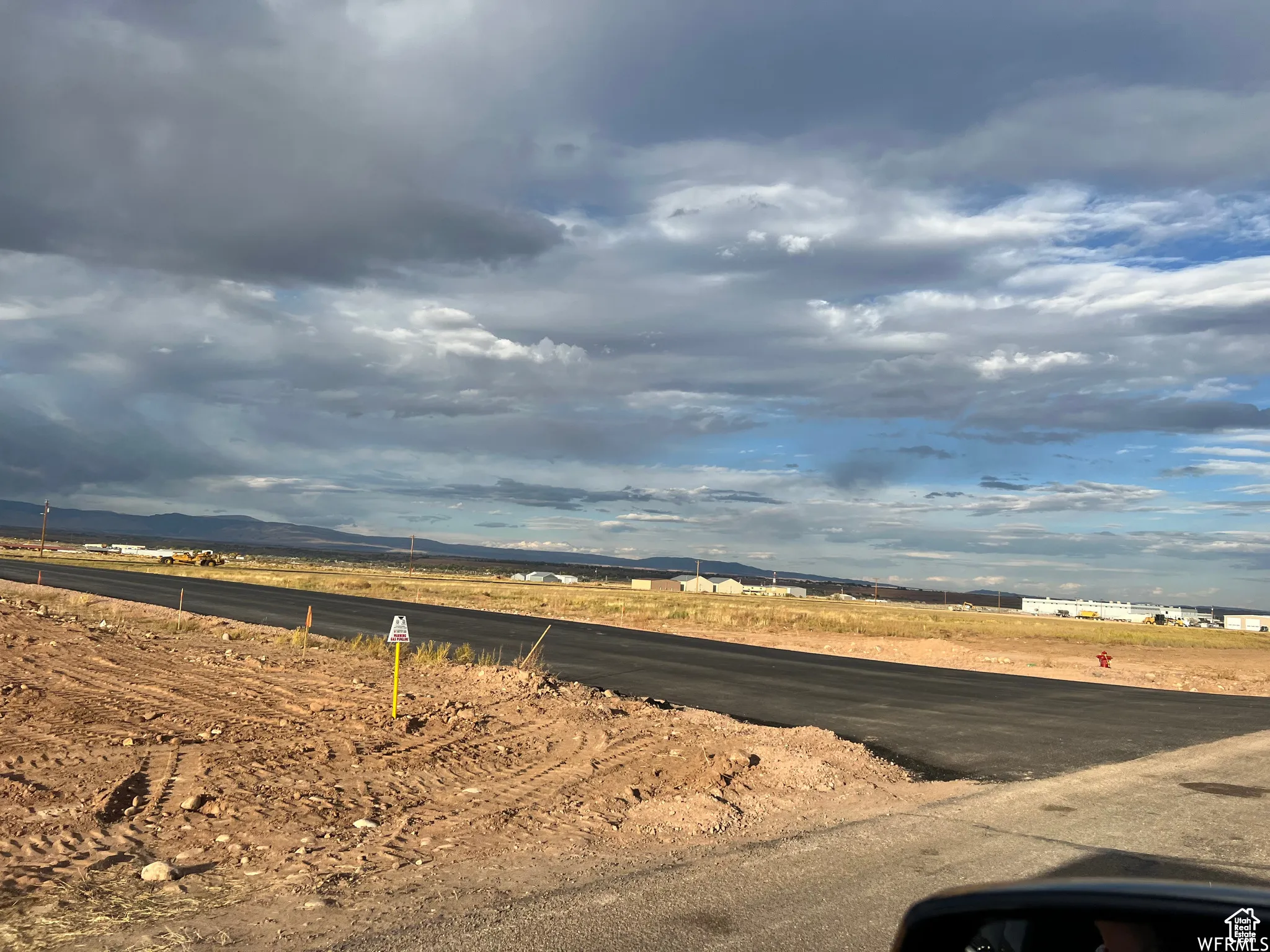 View of asphalt road