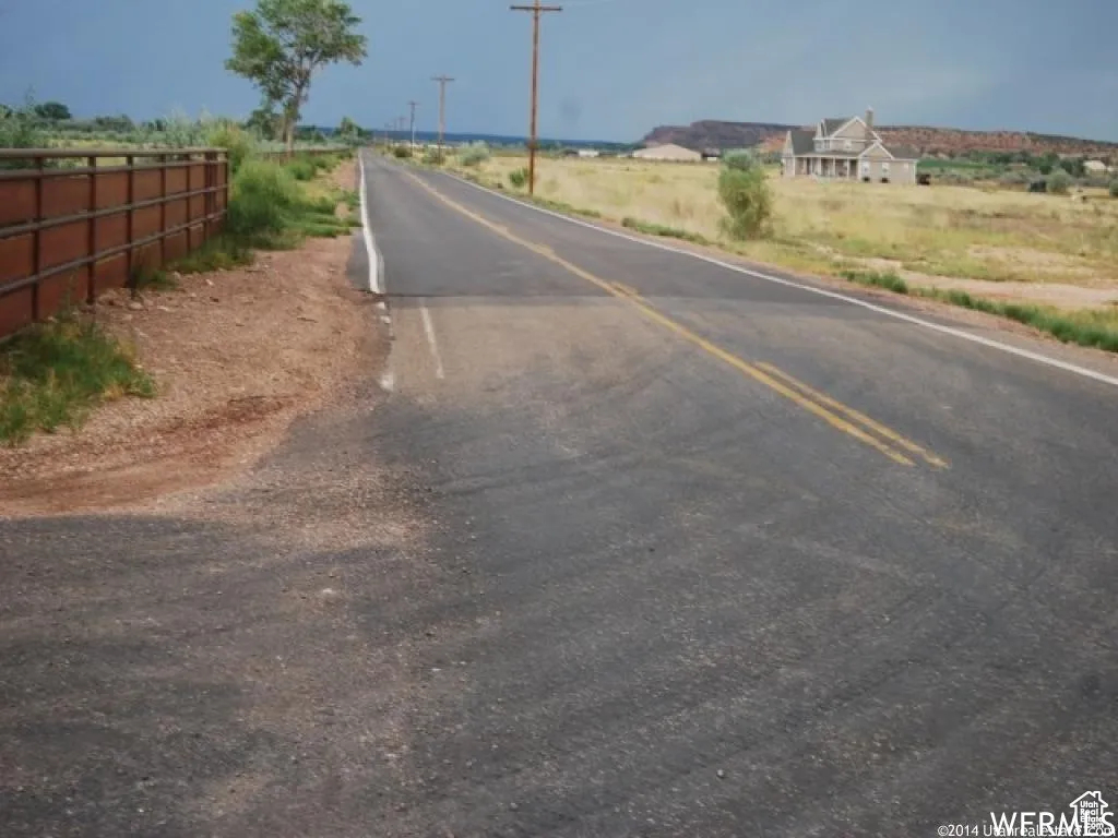 View of asphalt street
