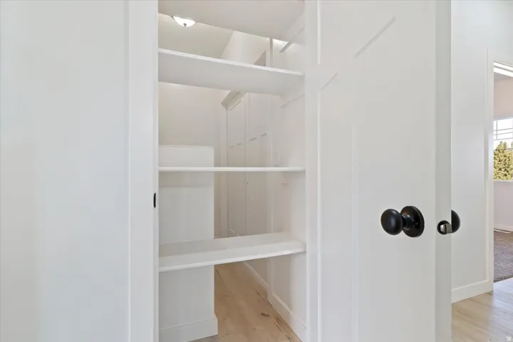 Storage with Laundry Room Behind.  Dual Access to the Storage Area.