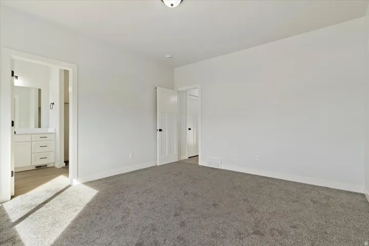 Master/Primary Suite with Bathroom and Large Closet.