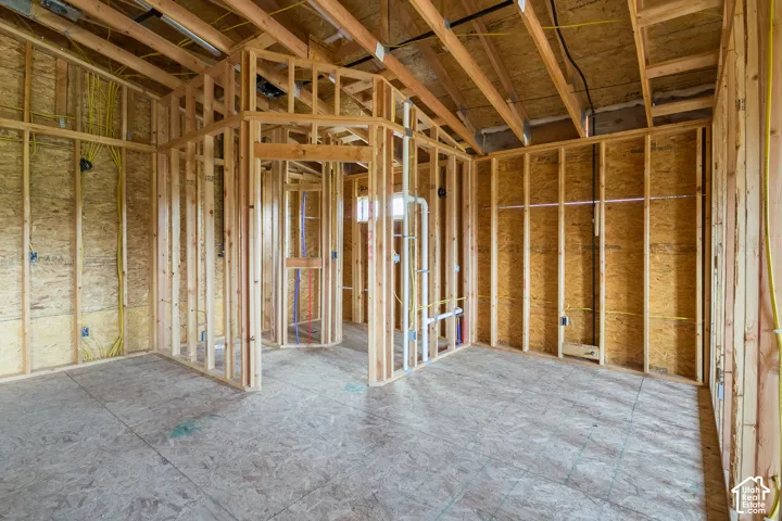 Upstairs living room, gas insert for library nook, and upstairs bathroom