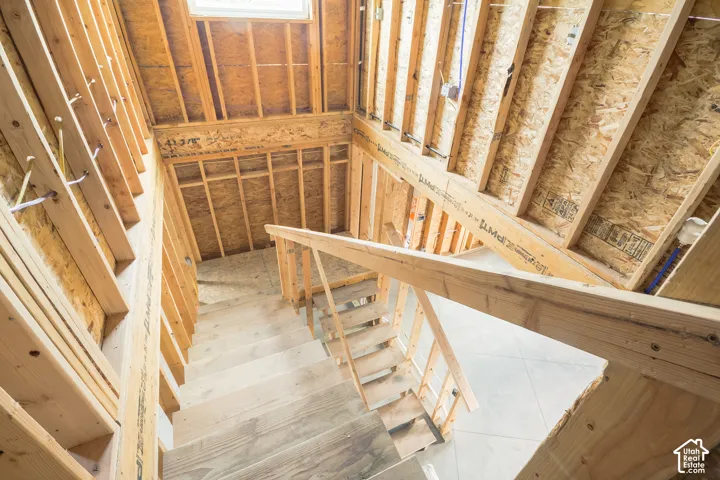 Staircase going upstairs