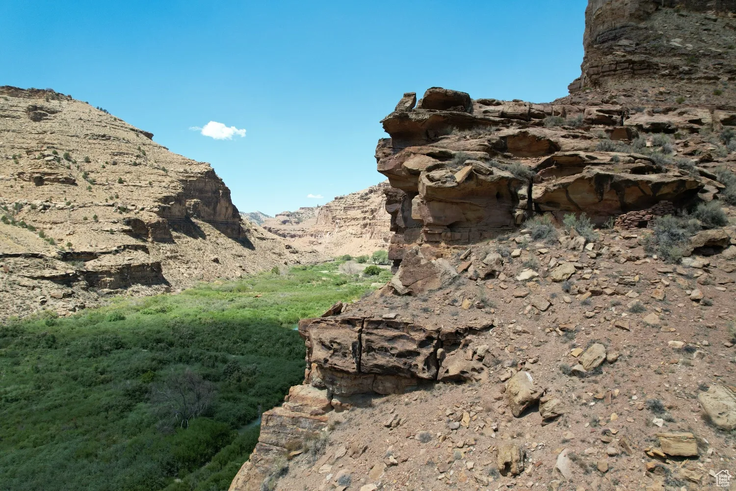 View of mountain background