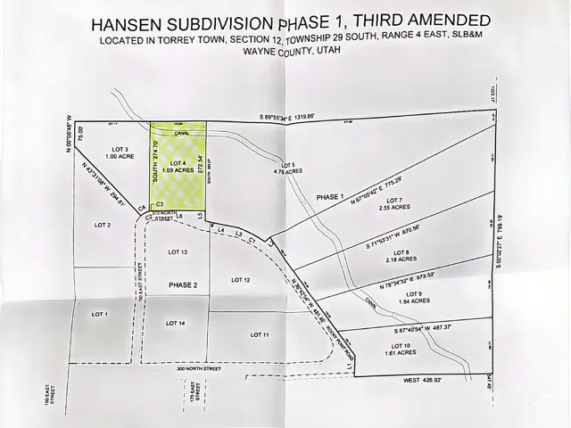 Parcel map
