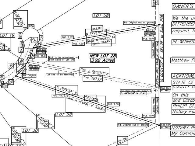 Parcel map