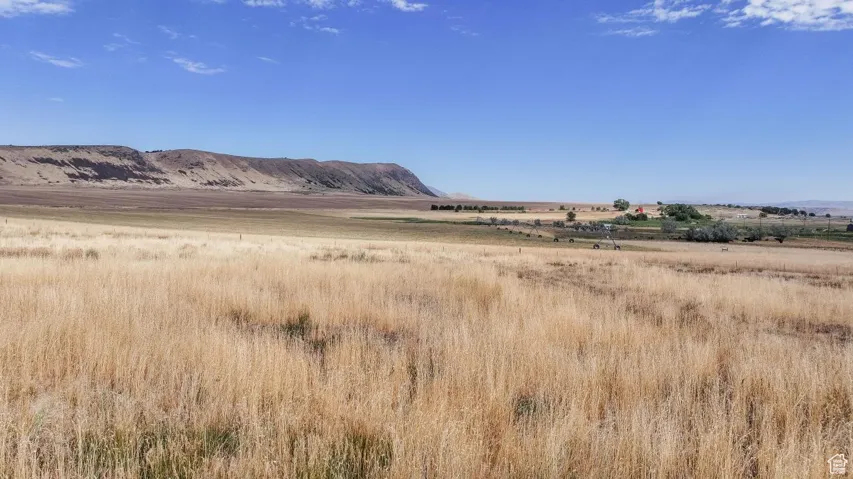 Mountain view with rural landscape