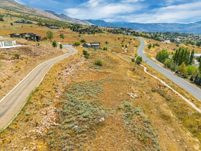 Aerial view of mountains