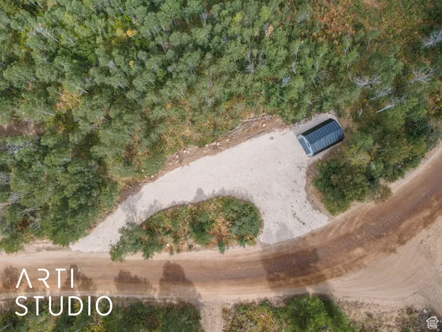 Aerial view of property's location
