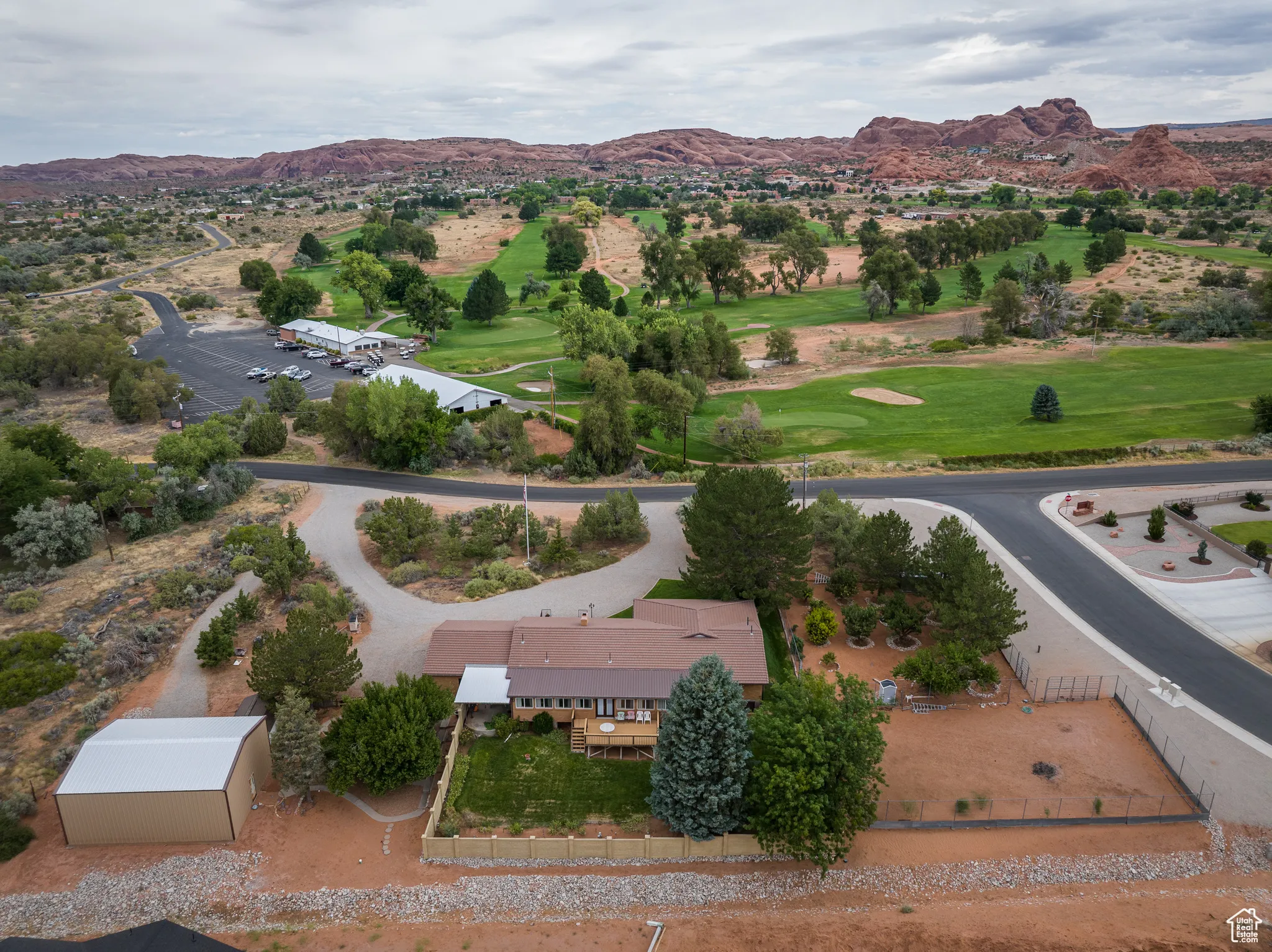 Aerial view of mountains