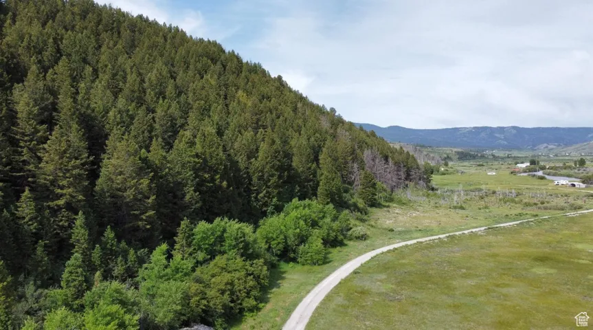 Mountain view featuring rural landscape