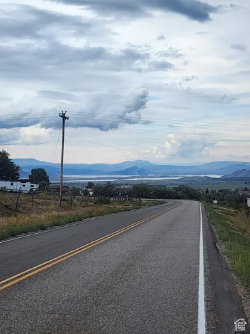 View from up the road