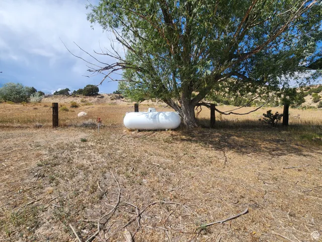 Propane tank is rented