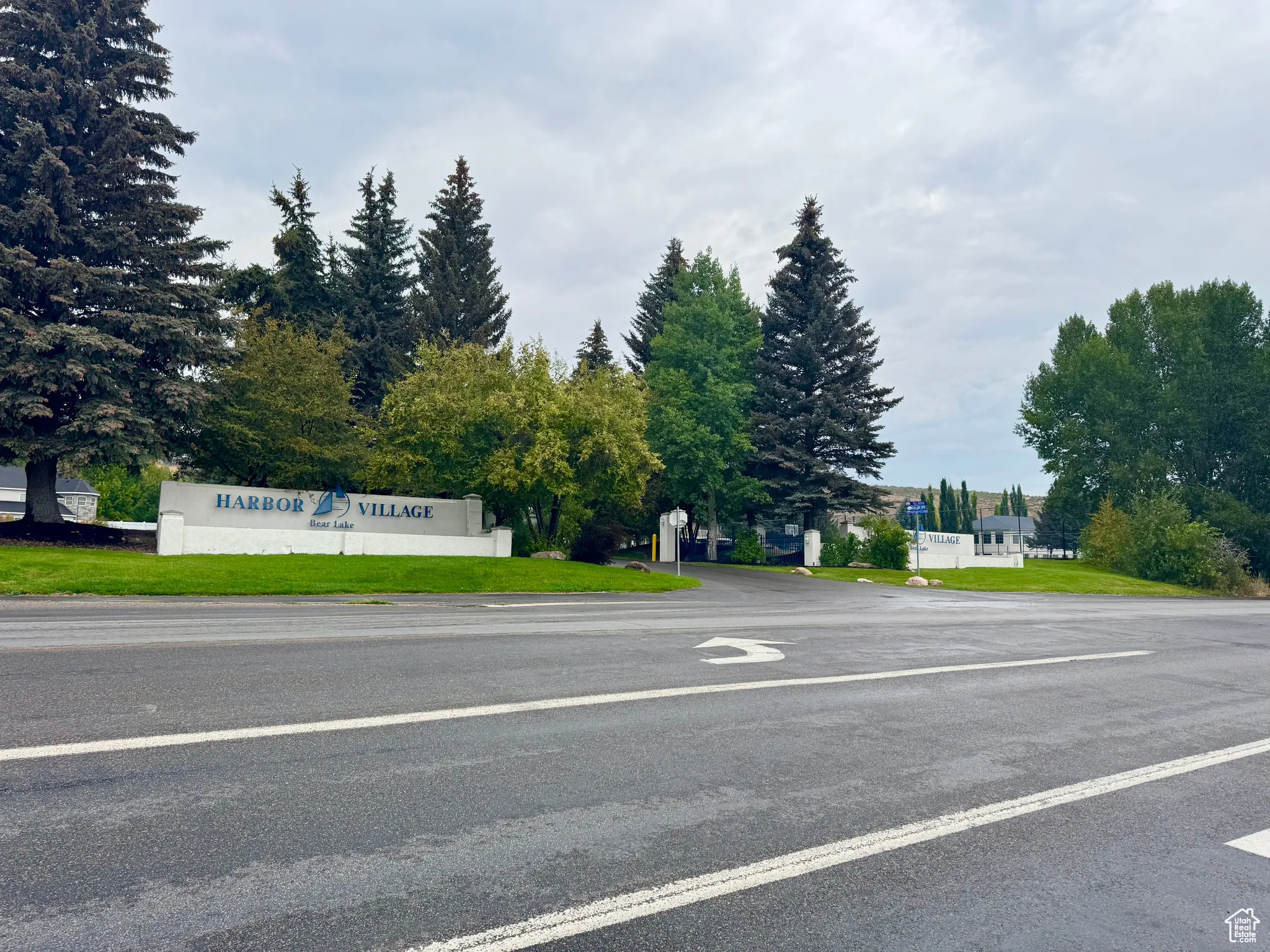 View of asphalt street