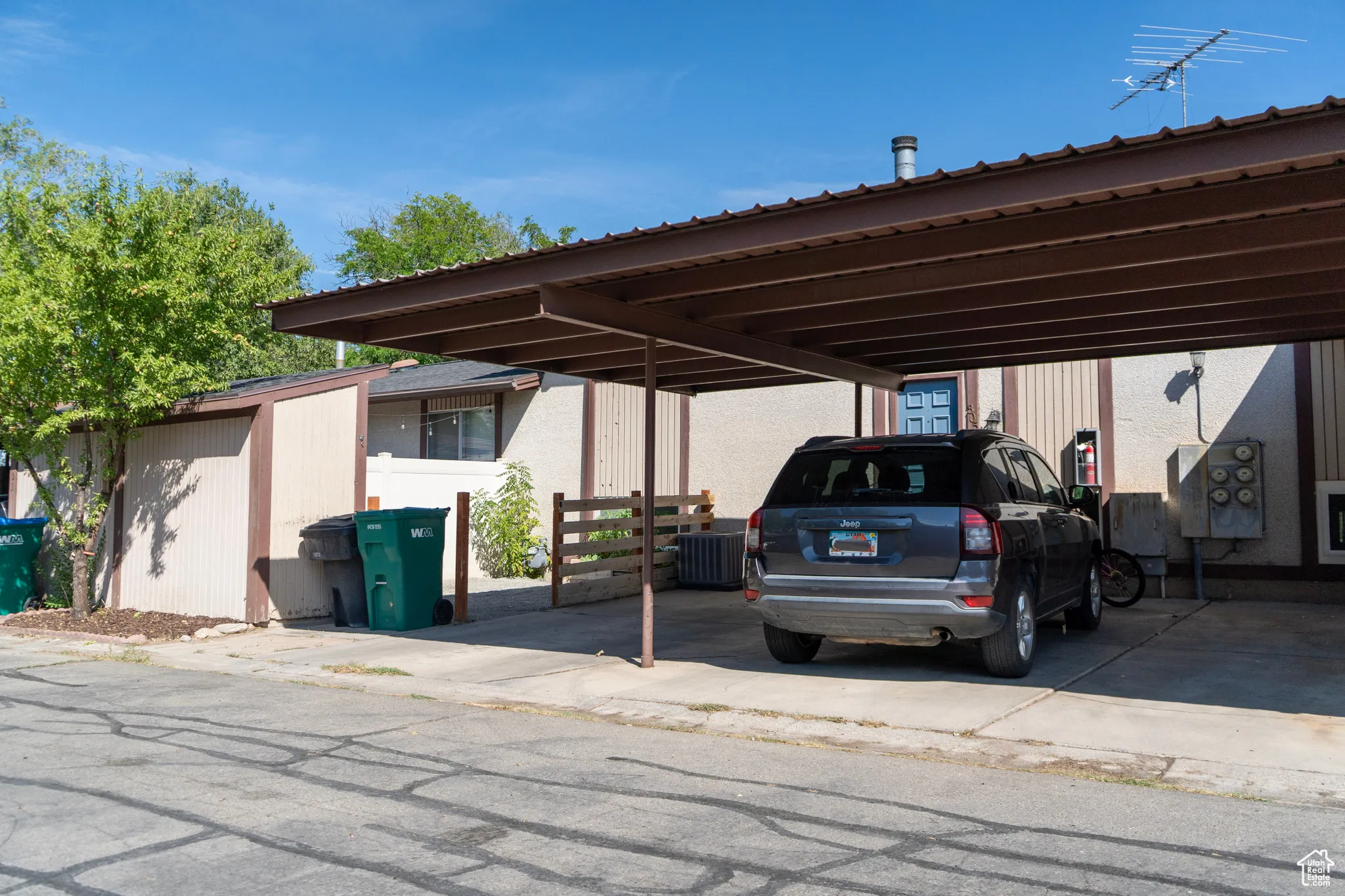 View of vehicle parking