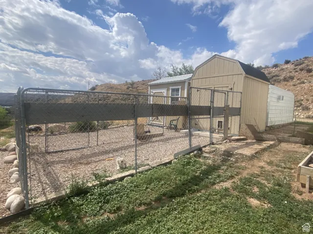 View of outdoor structure