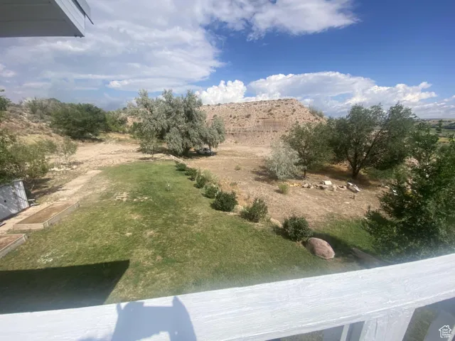 View of yard featuring a view of rural / pastoral area