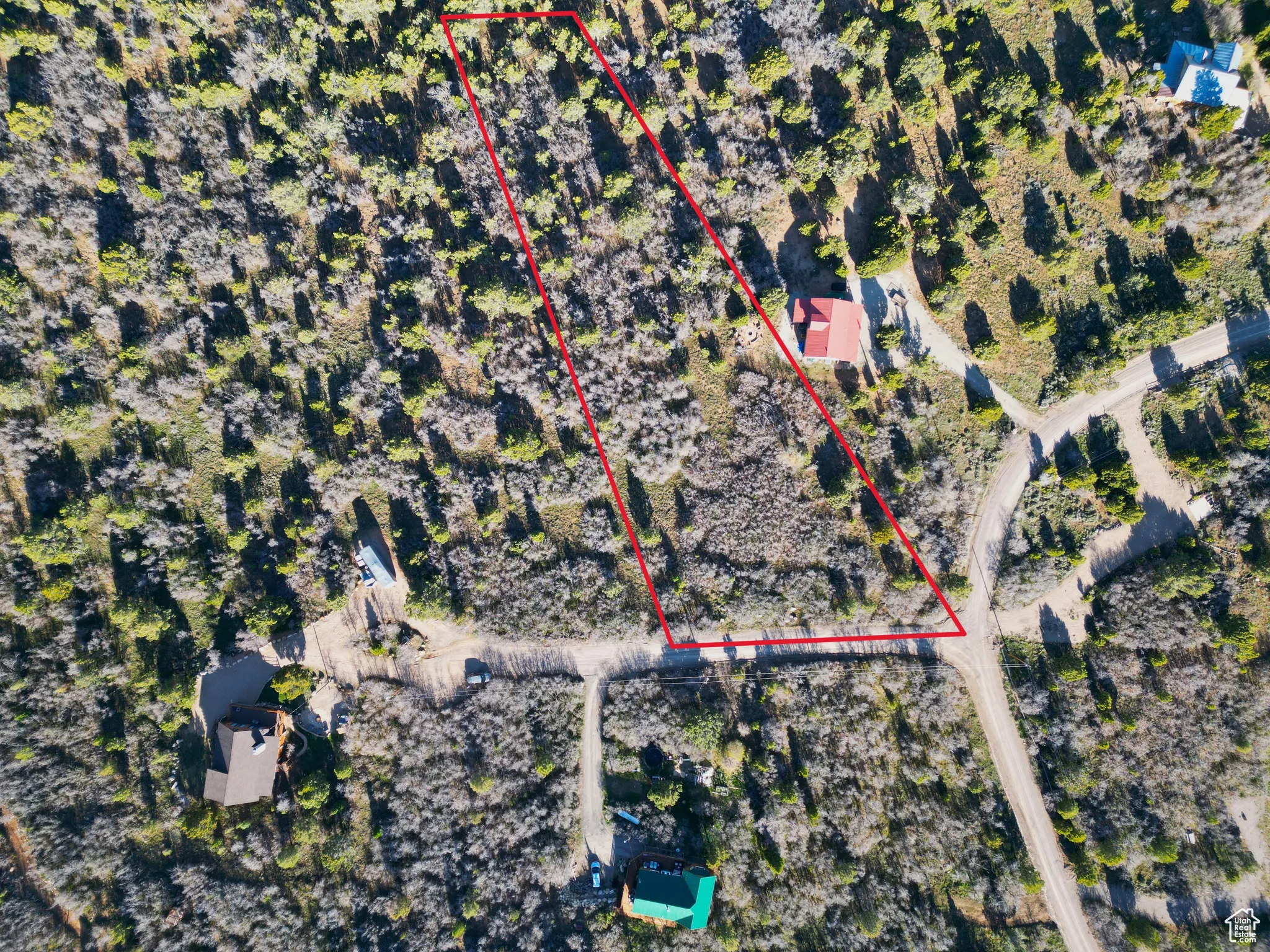 Map / location featuring property parcel outlined