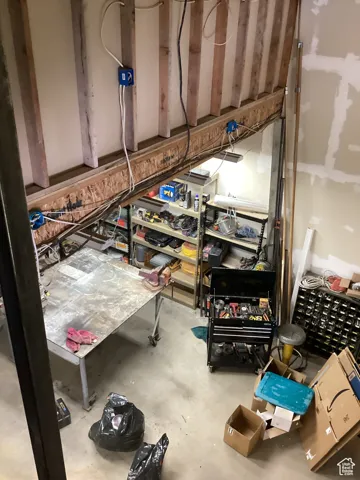 View of storage area