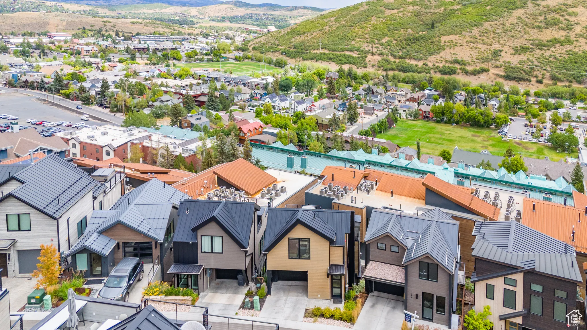1252 Rothwell Road and the Kings Crown development sit high on the hillside within walking distance to the Park City Mountain base area.