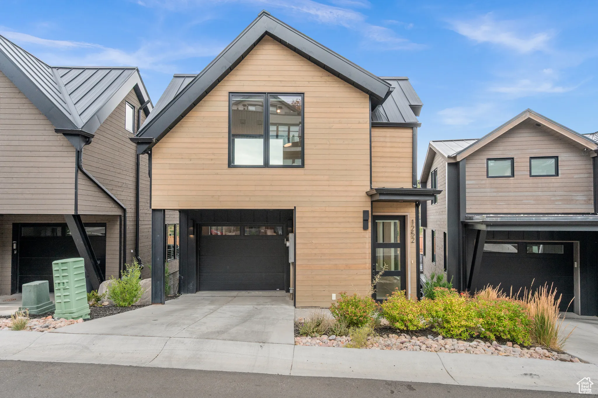 This Ski House has an attached garage and a heated concrete driveway.