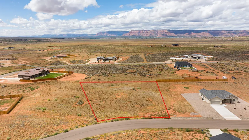 View of rural area featuring property parcel outlined and mountains