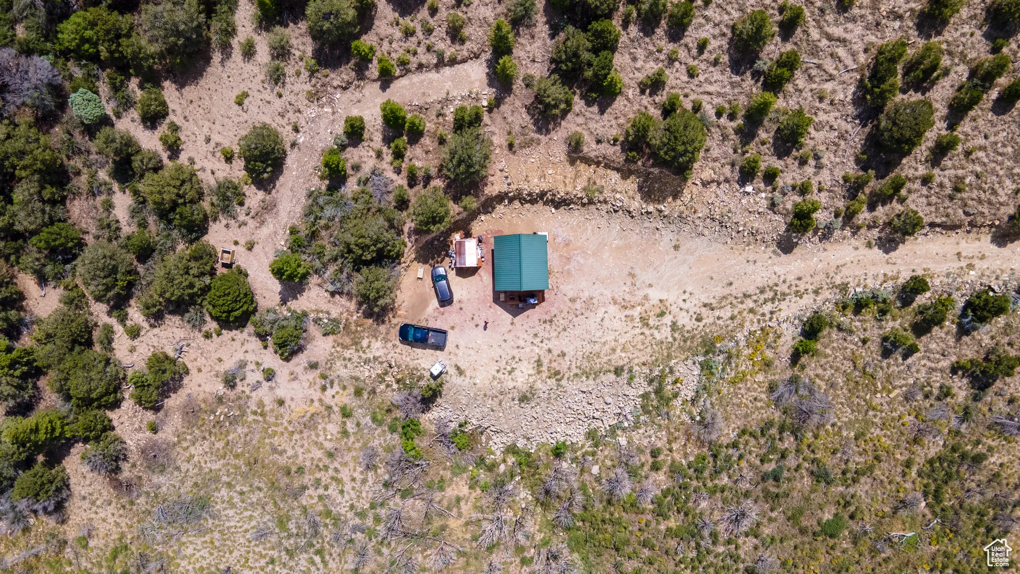 Aerial view of property's location featuring rural landscape and a desert landscape