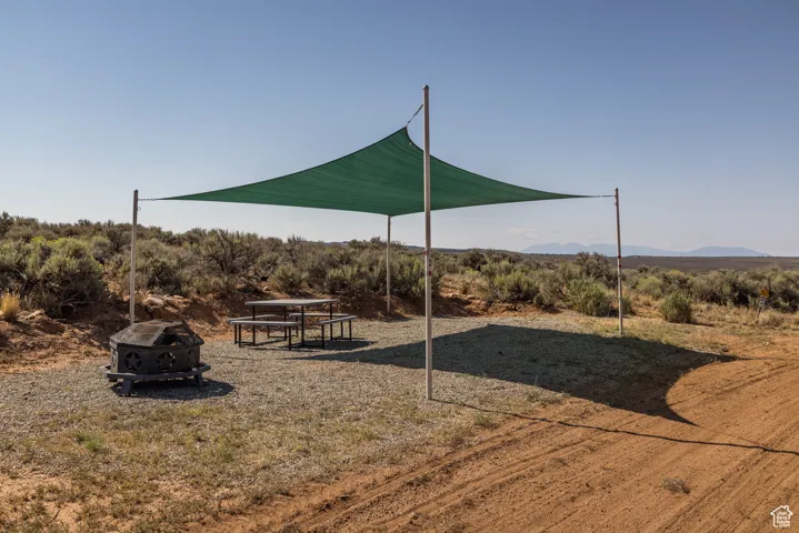 View of campsite.