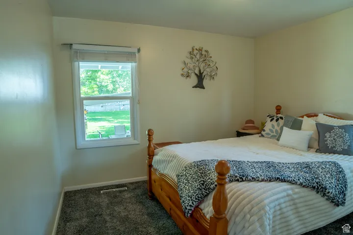Bedroom featuring, carpet