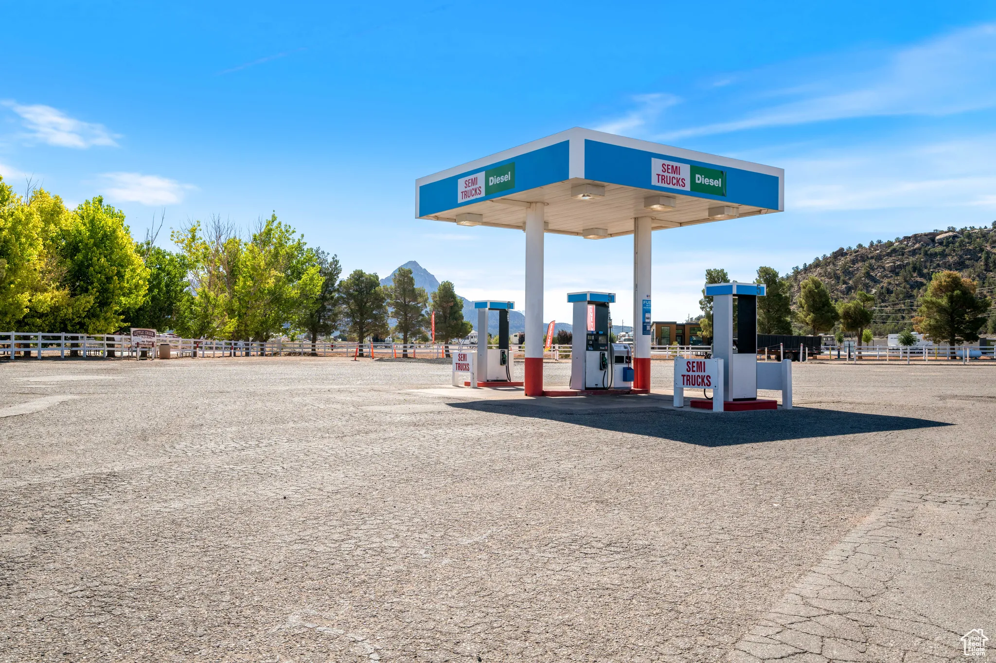 View of community with a mountain view