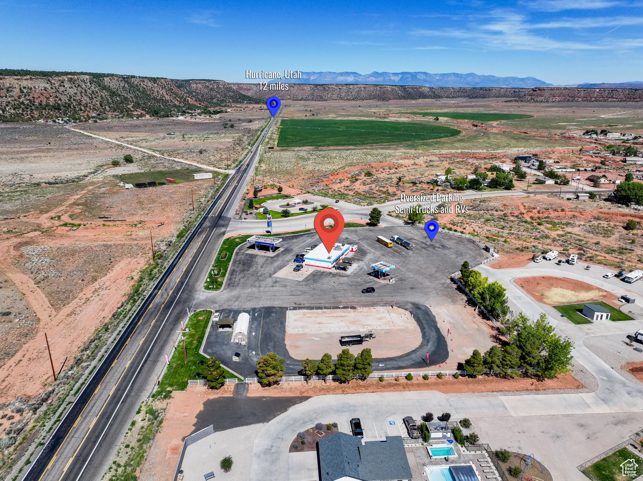 View of property location featuring a mountain backdrop