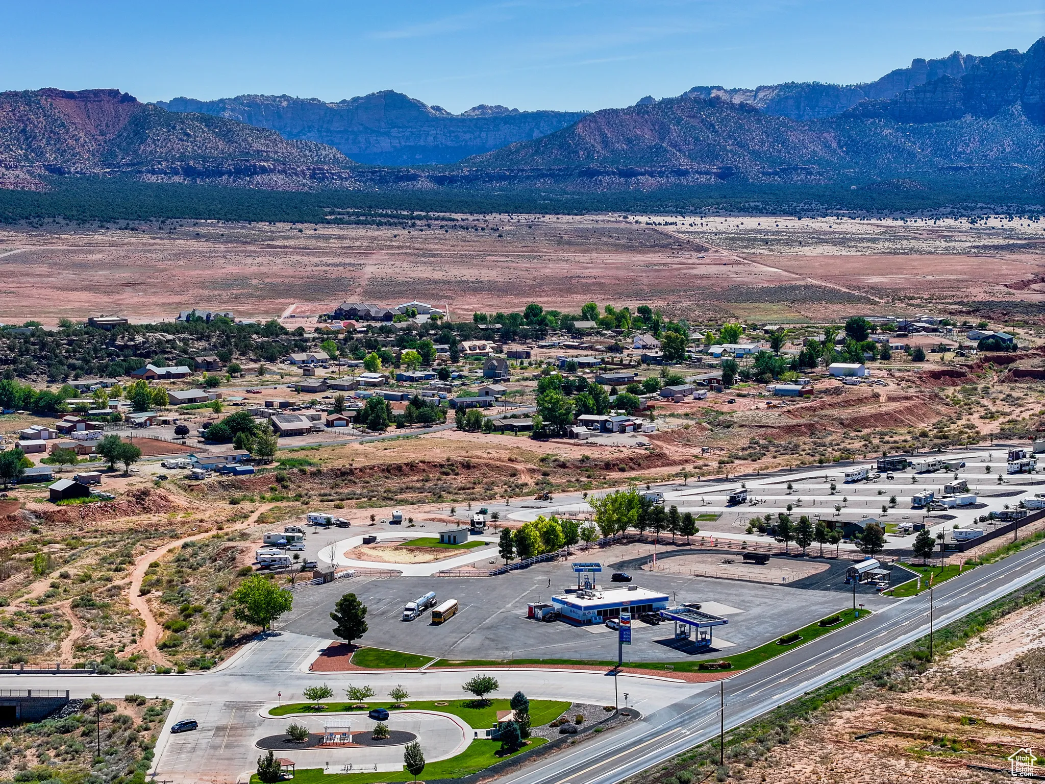 View of rural area featuring a mountainous background