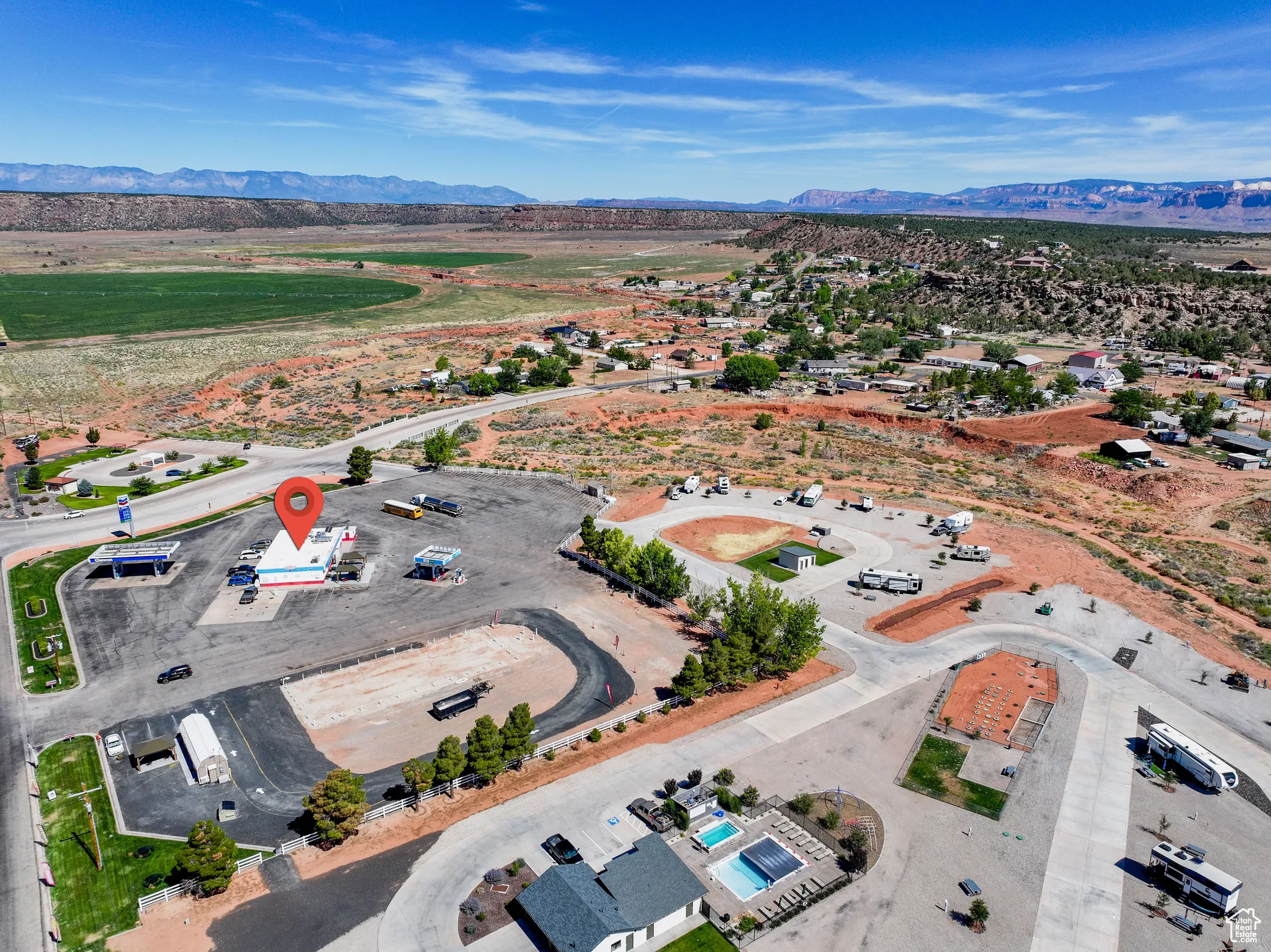 View of property location with a mountainous background