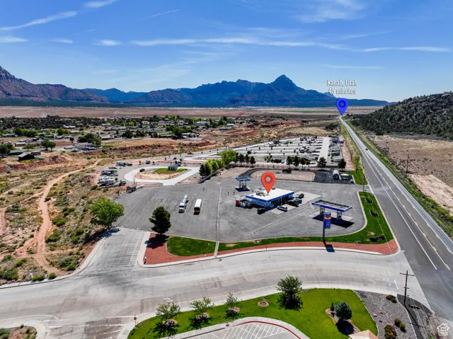 Aerial view of mountains