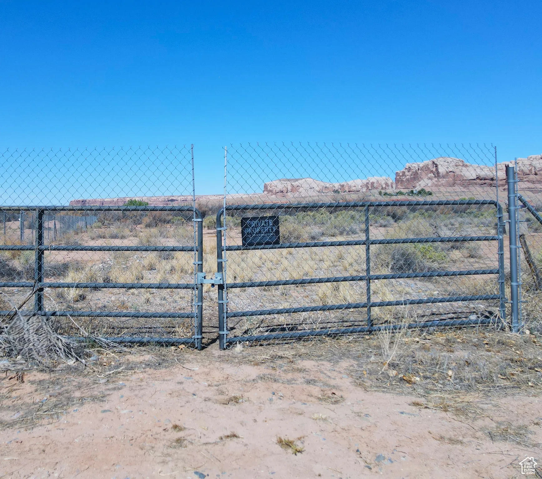 View of gate