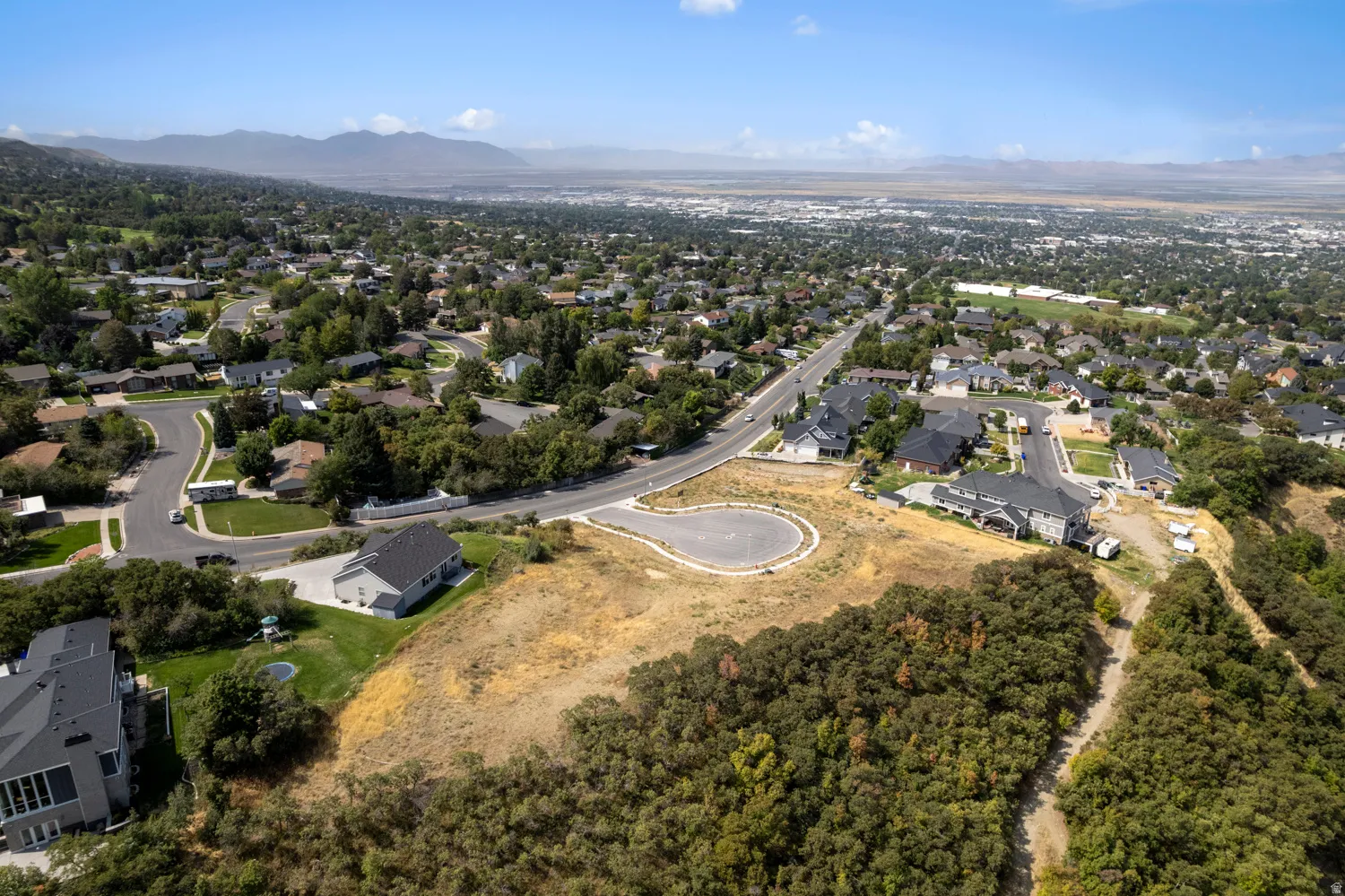 Expansive valley views.