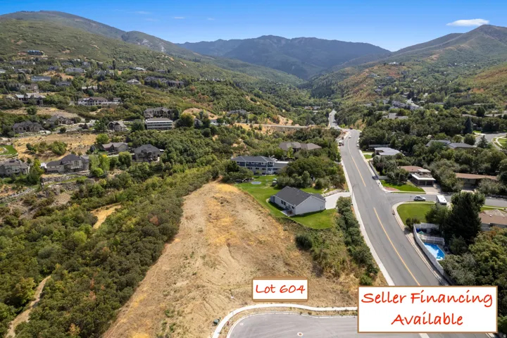 Large 1.5+ acre  lot featuring beautiful mountain views