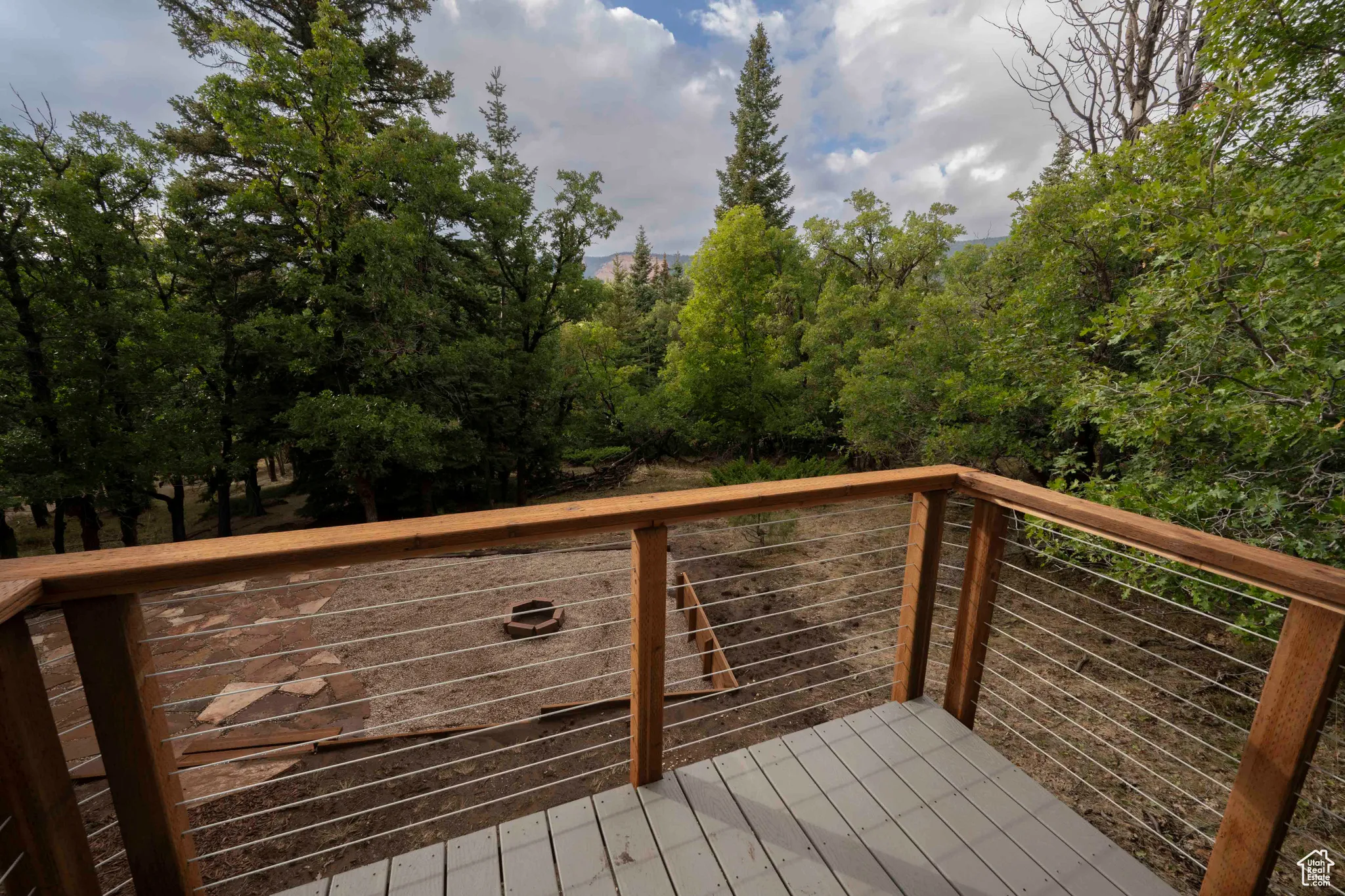 View of deck