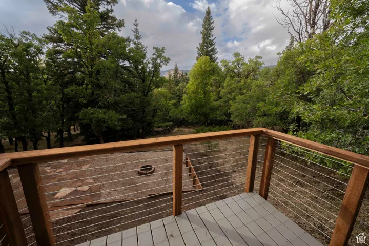 View of deck