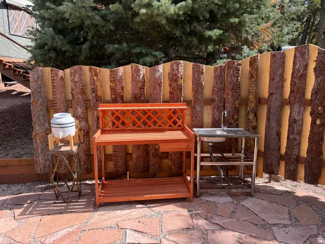 View of patio