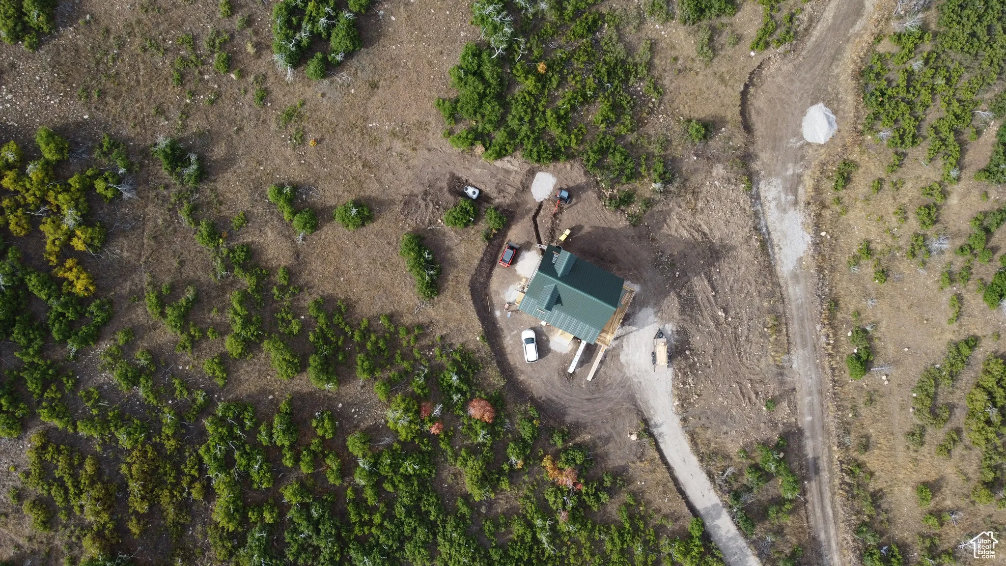 Aerial view of property and surrounding area