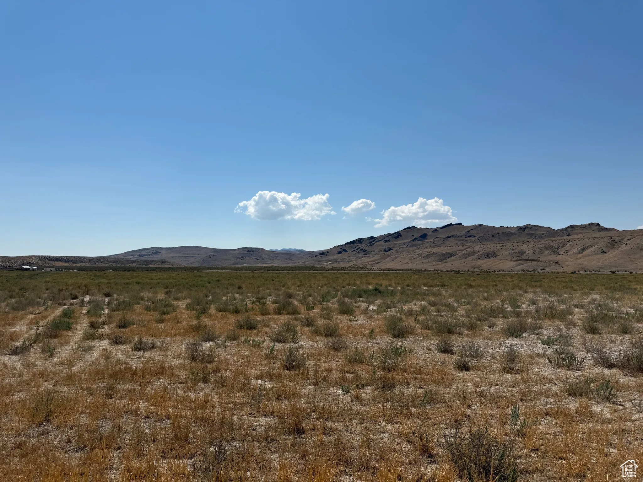 Mountain view with rural landscape