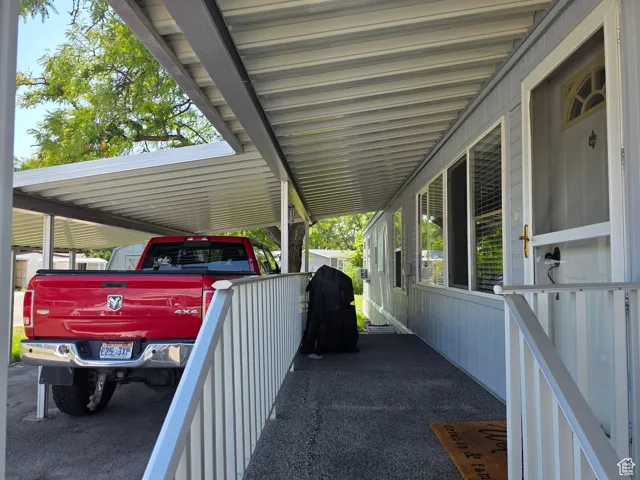 View of vehicle parking