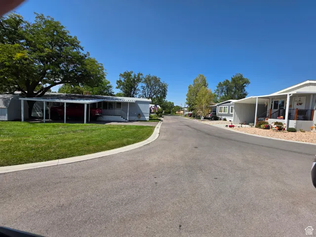 View of asphalt street