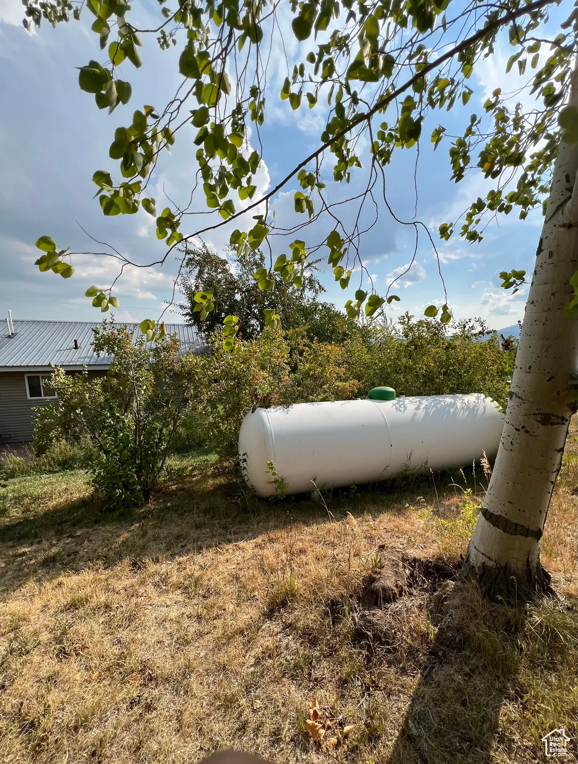 Exterior view of heating fuel tank