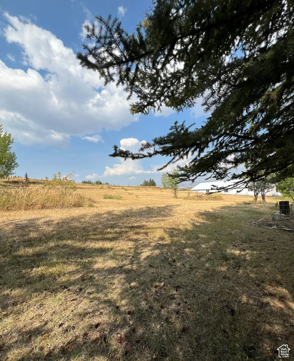 View of grassy yard featuring a view of countryside