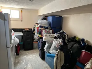 Below grade area for storage