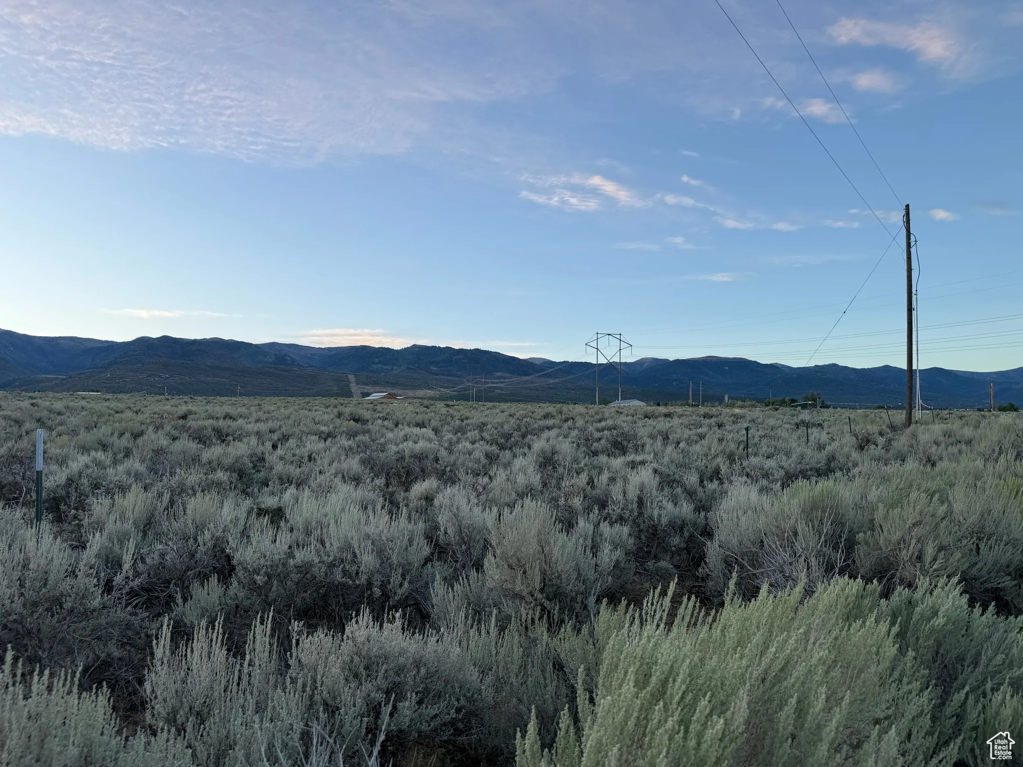 View of mountain background