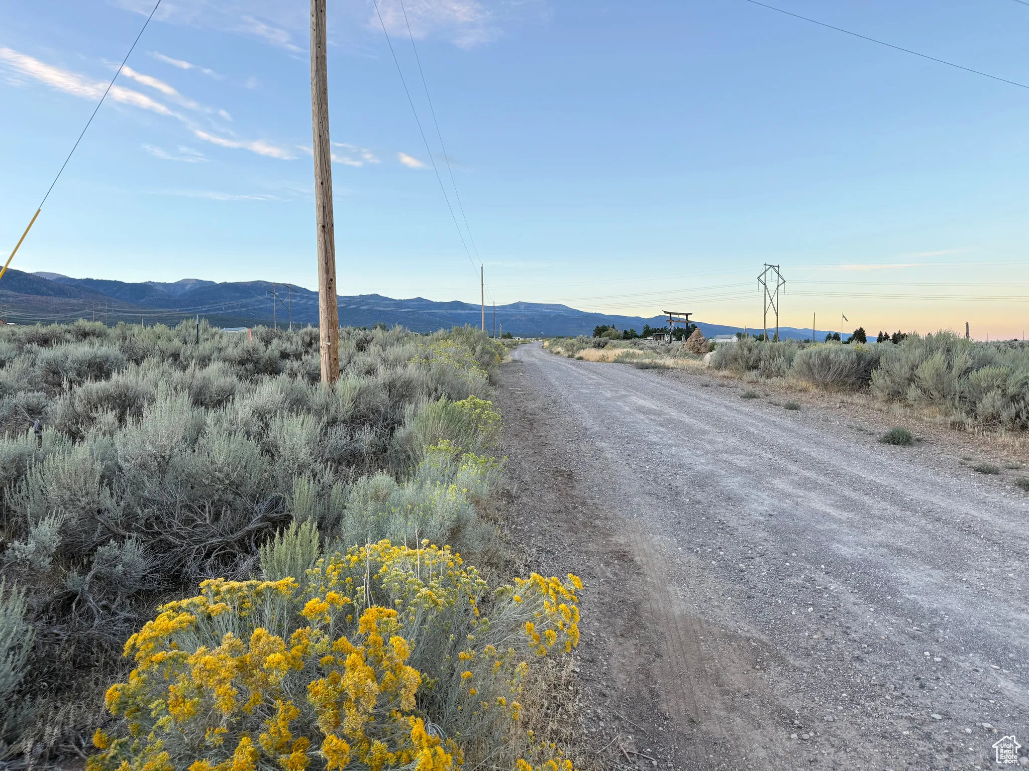 View of road with a mountain view and a view of rural / pastoral area