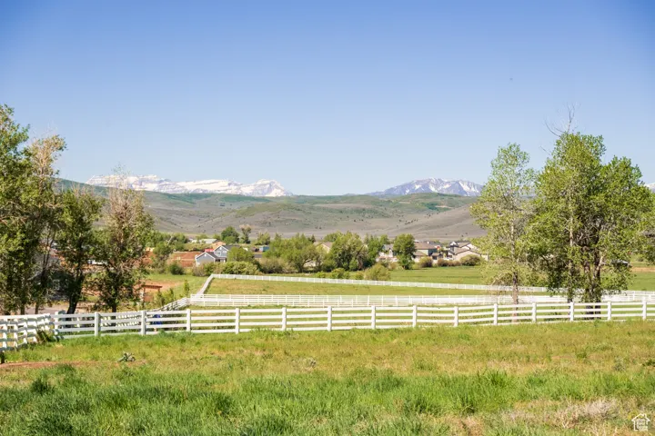 Mountain view with a rural view