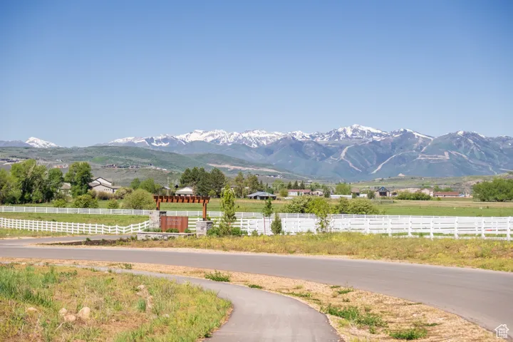 View of mountain feature featuring a rural view